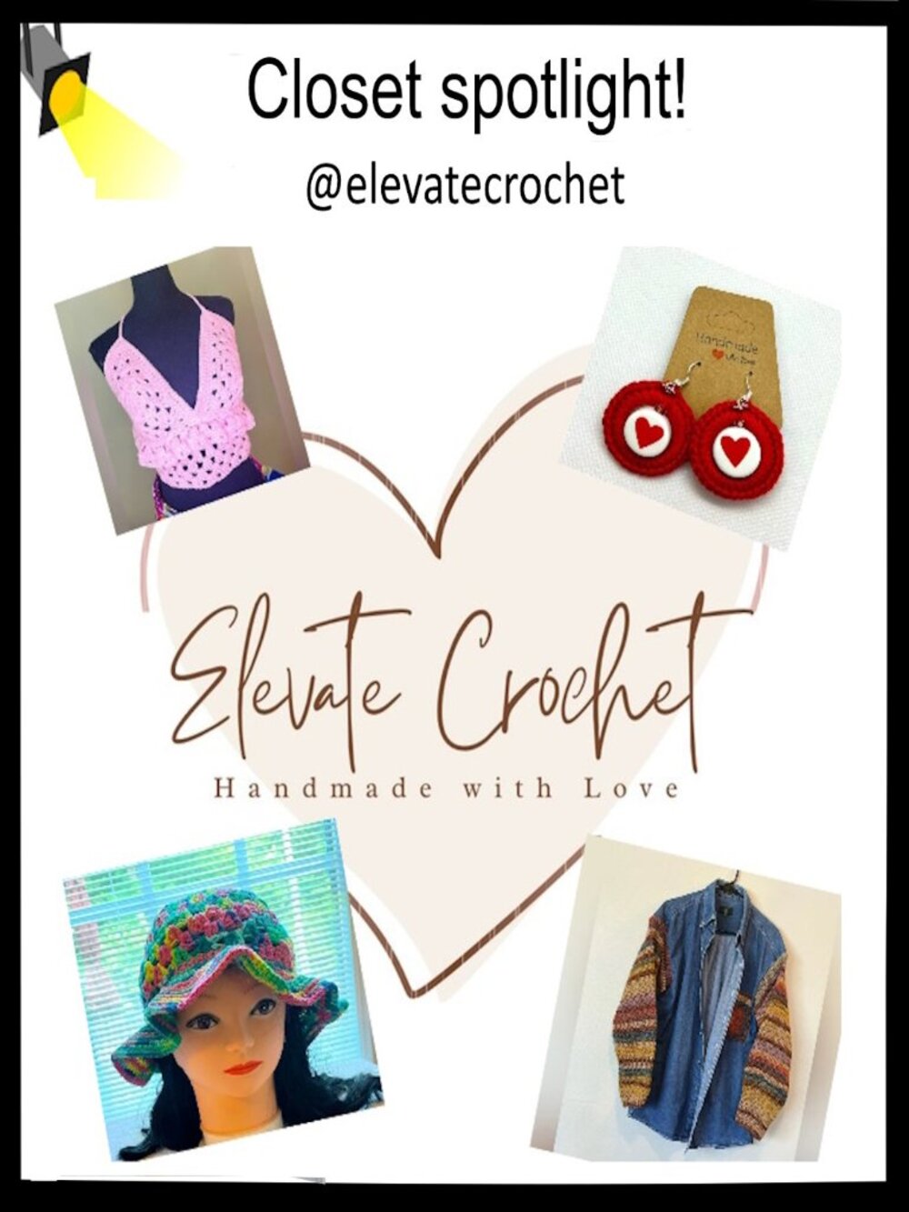 Check out @elevatecrochet For Awesome Crochet and Upcycled Items